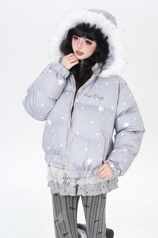 Star Design Down Jacket
