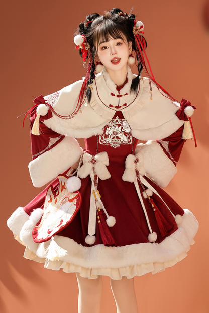 Chinese Design Furmant + Ribbon Dress