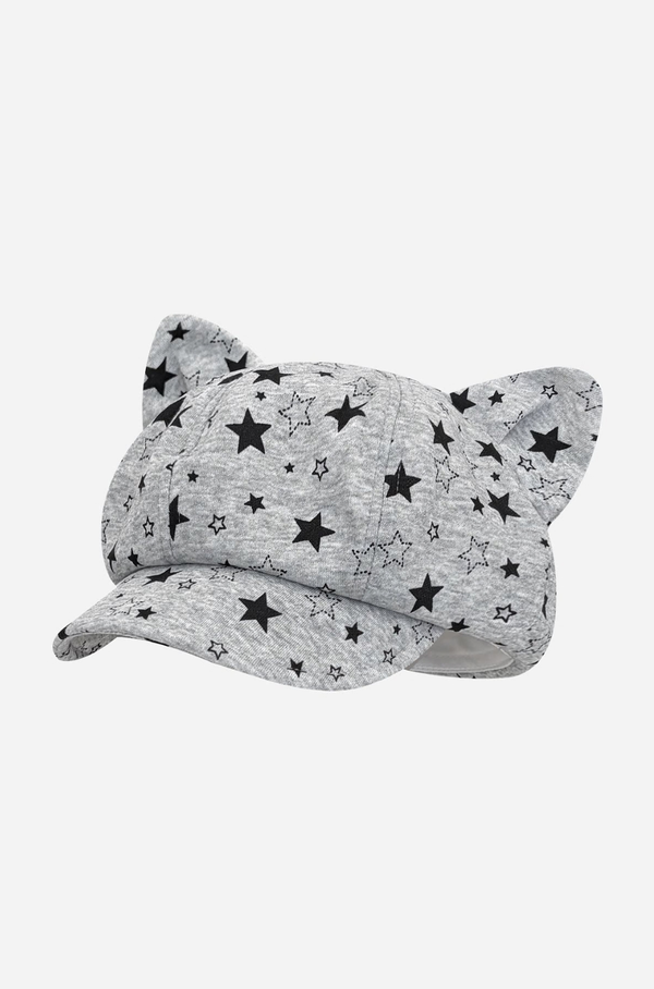 Boina con orejas de gato y estrella