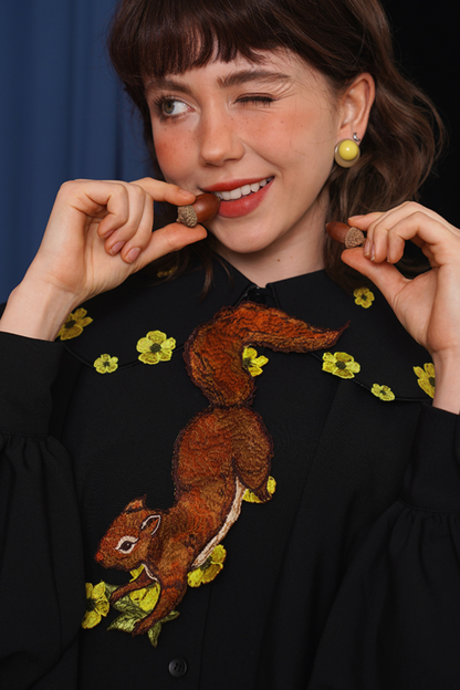 リスフラワーネクタイ