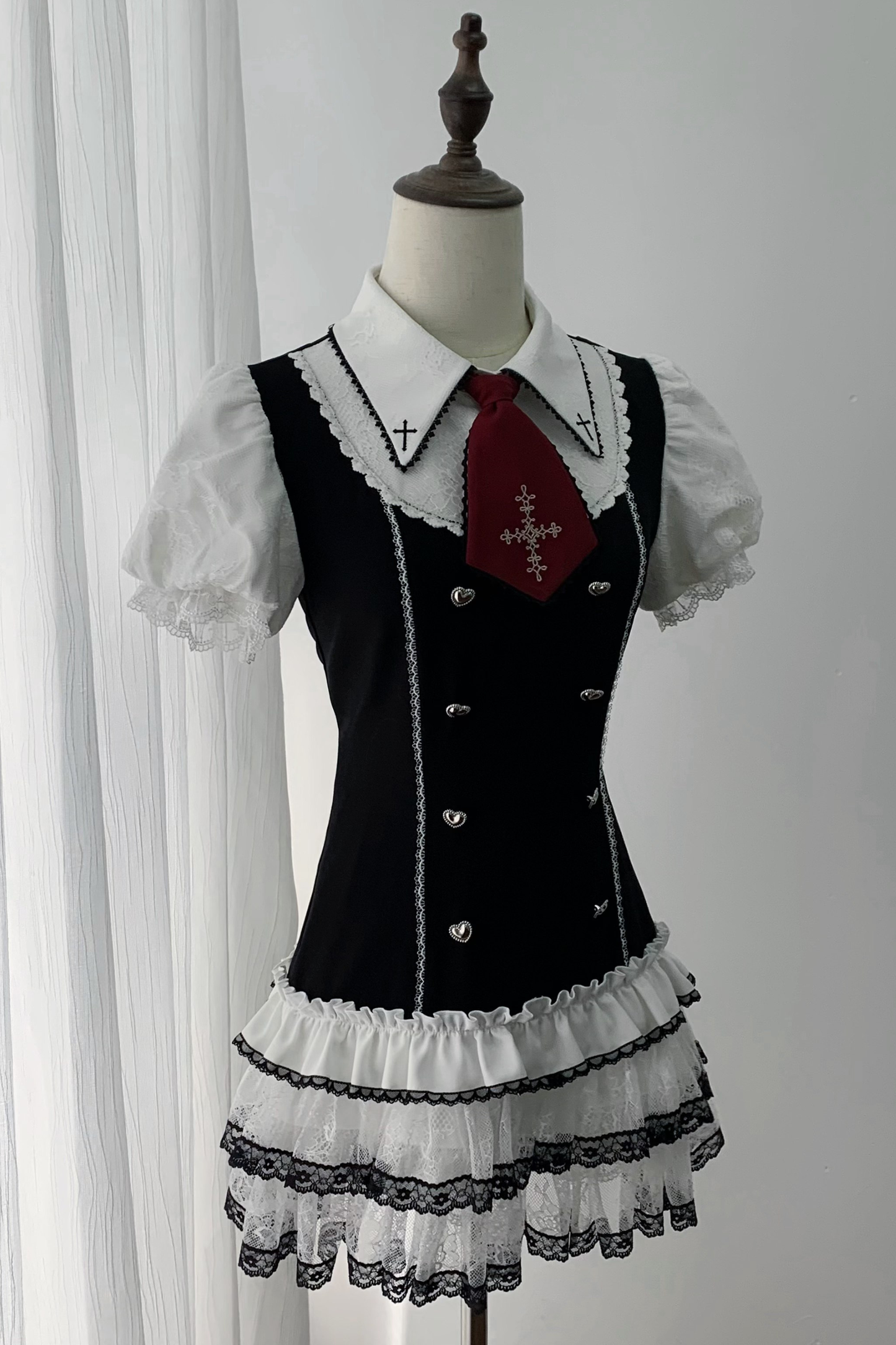 【3月15日予約締切】アカデミーナイトローウエストドレス+インナーパンツ+ネクタイ