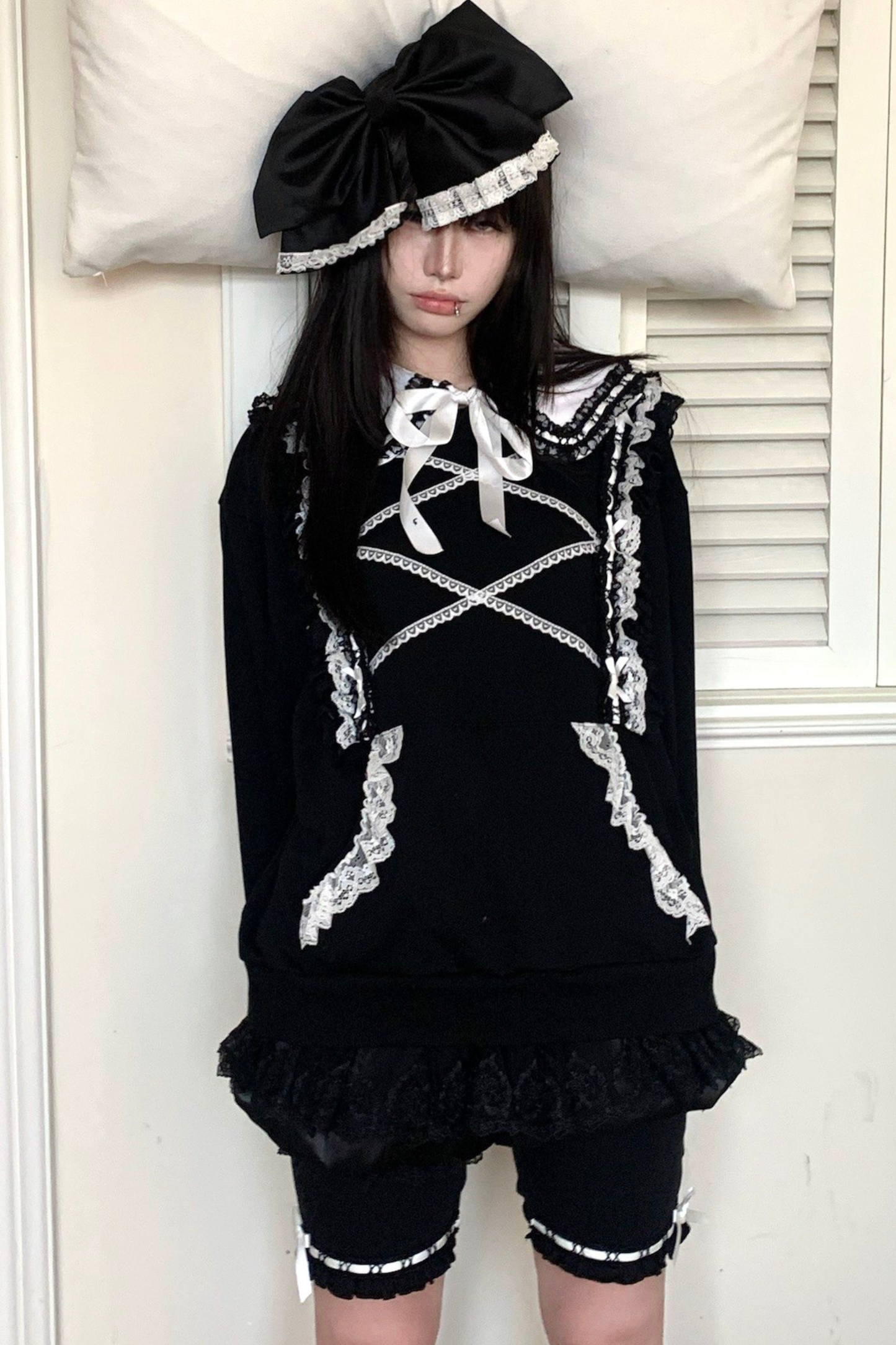 レーススイートゴシックスウェットトップス+パンツ