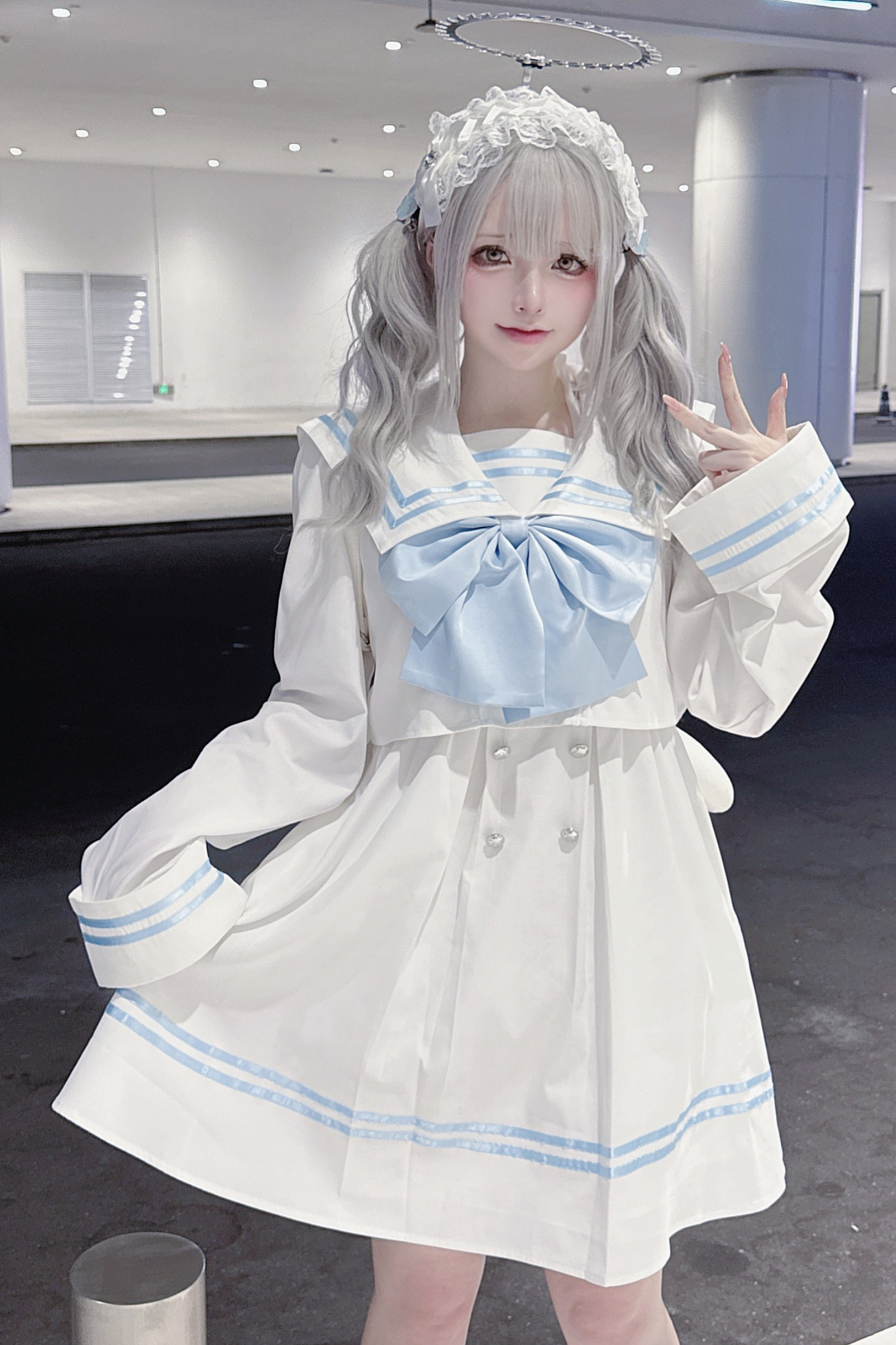 セーラー サブカルチャーワンピース+ビックリボン