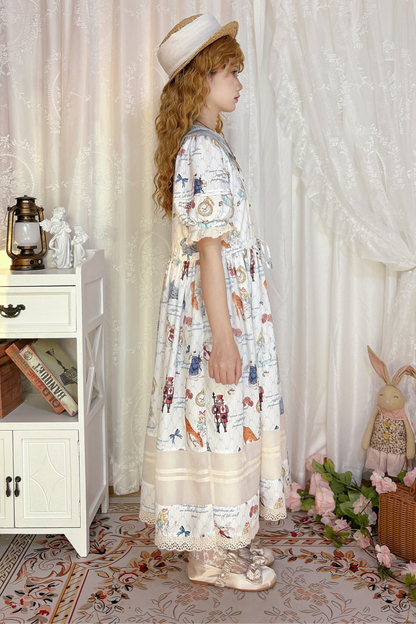 愛麗絲夢境洋裝+疊層洋裝+吊帶裙+襯衫+裙子+背心裙+配飾