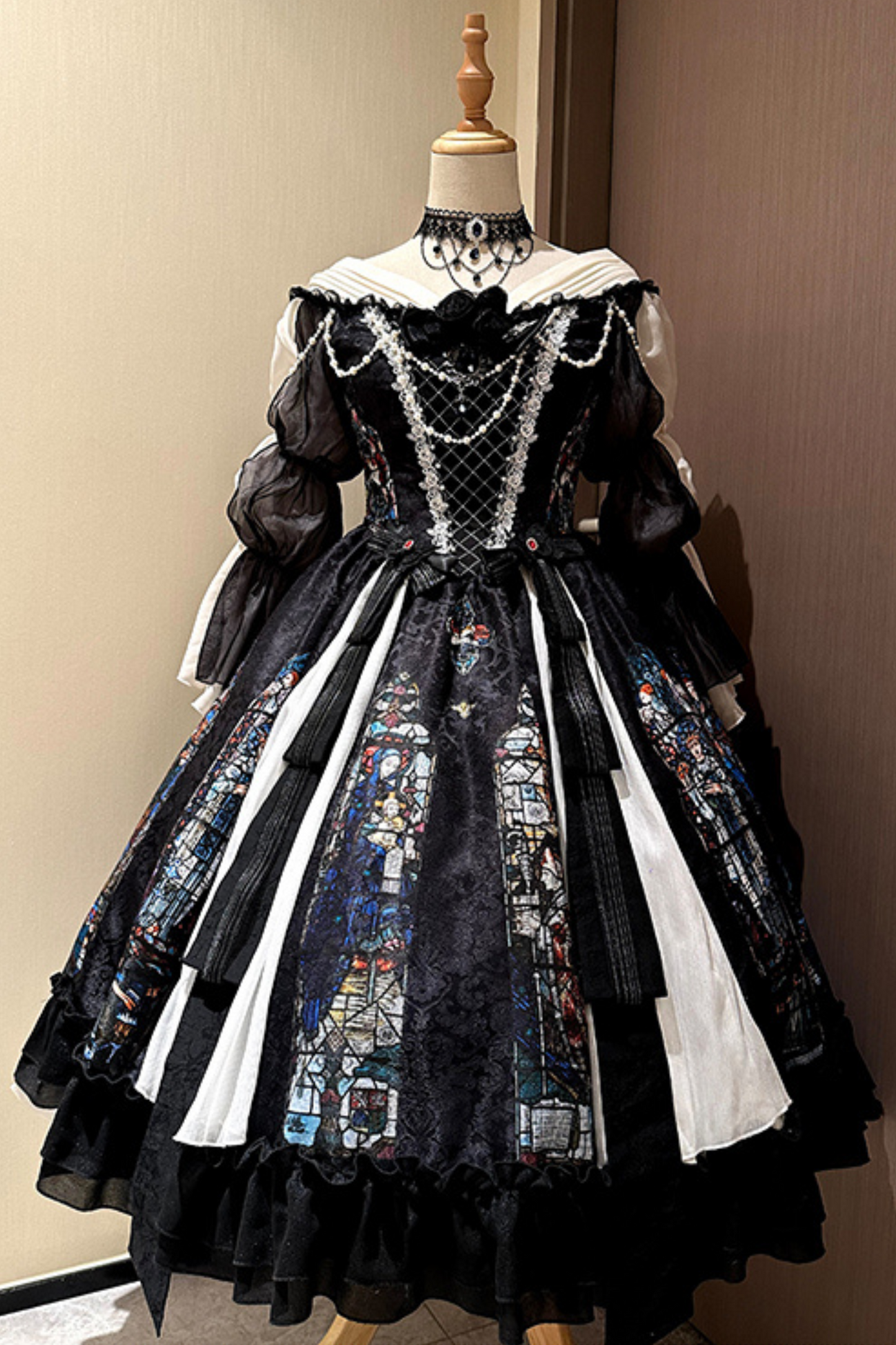 Classical Elegant Dark Gothic Kula Lolita Dress