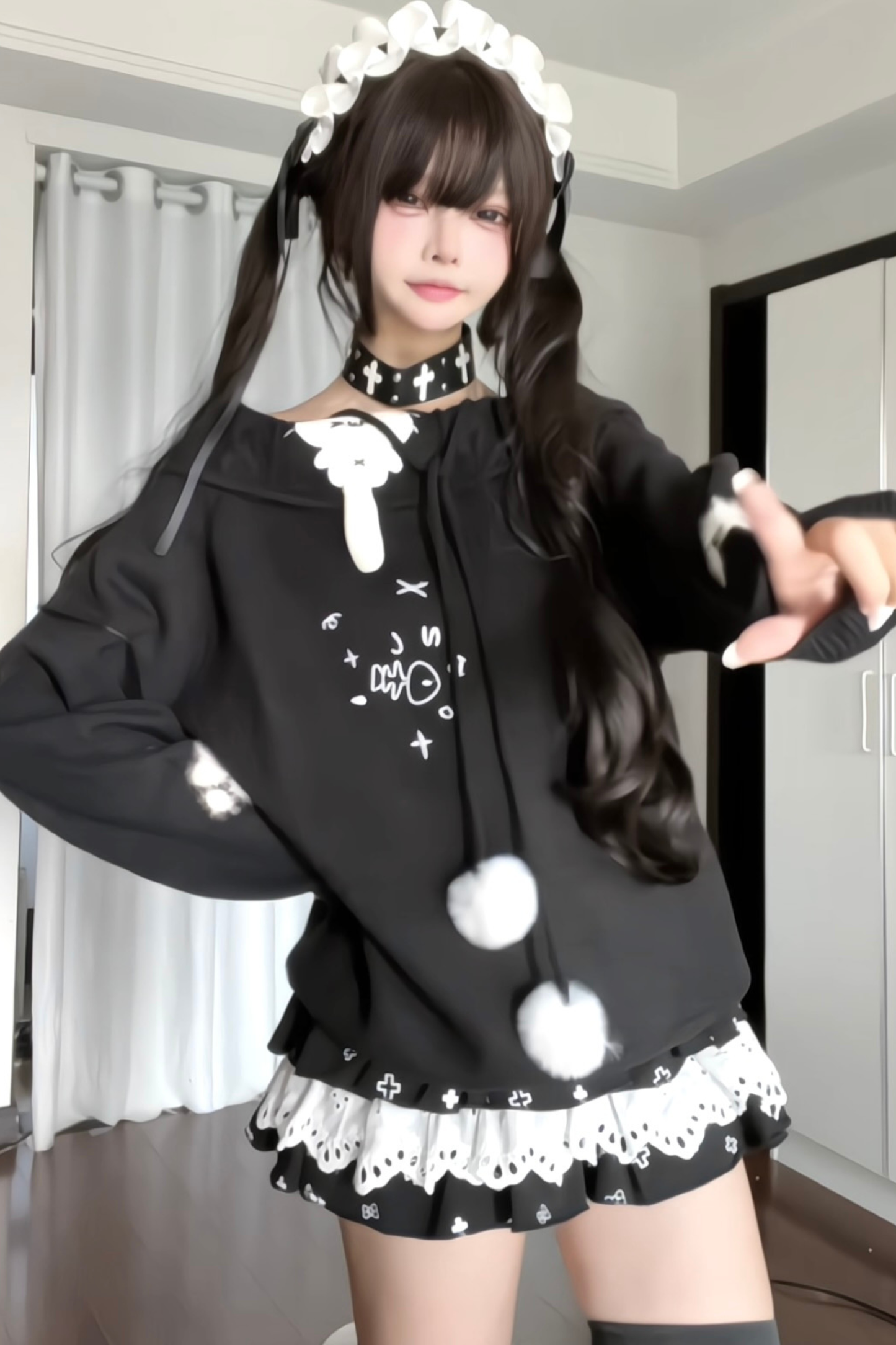 Cute Print Sweat Tops