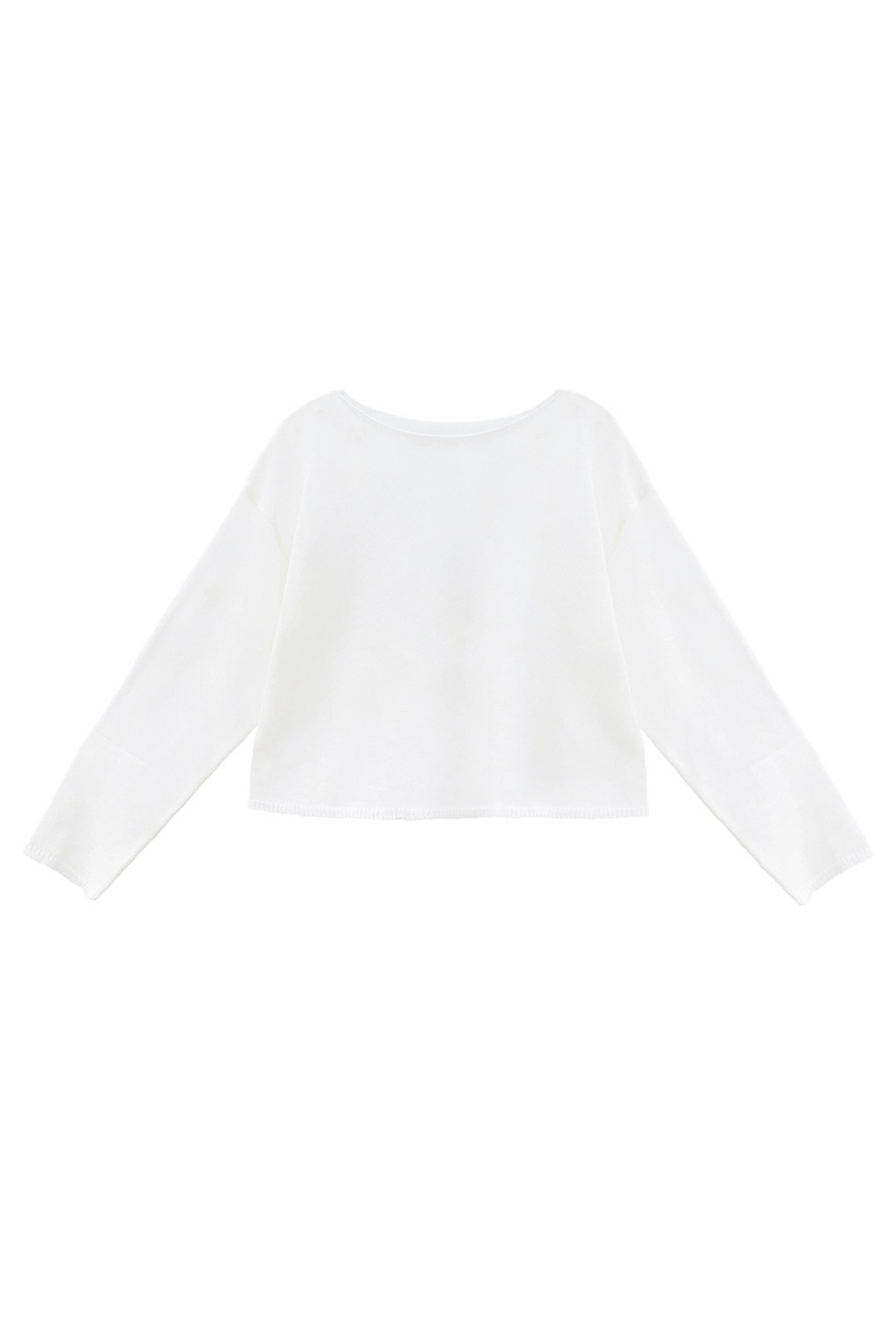 White Linen Top (w/Inner) + Flared Skirt