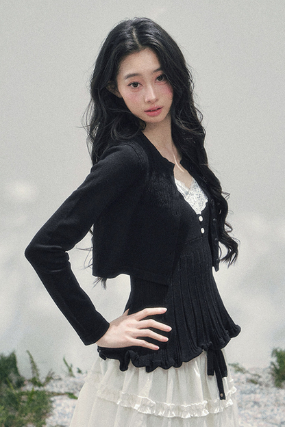 フレンチレースジャケット+キャミソール