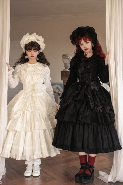 Lace Goth Subculture Dark Star Island Lolita Dress
