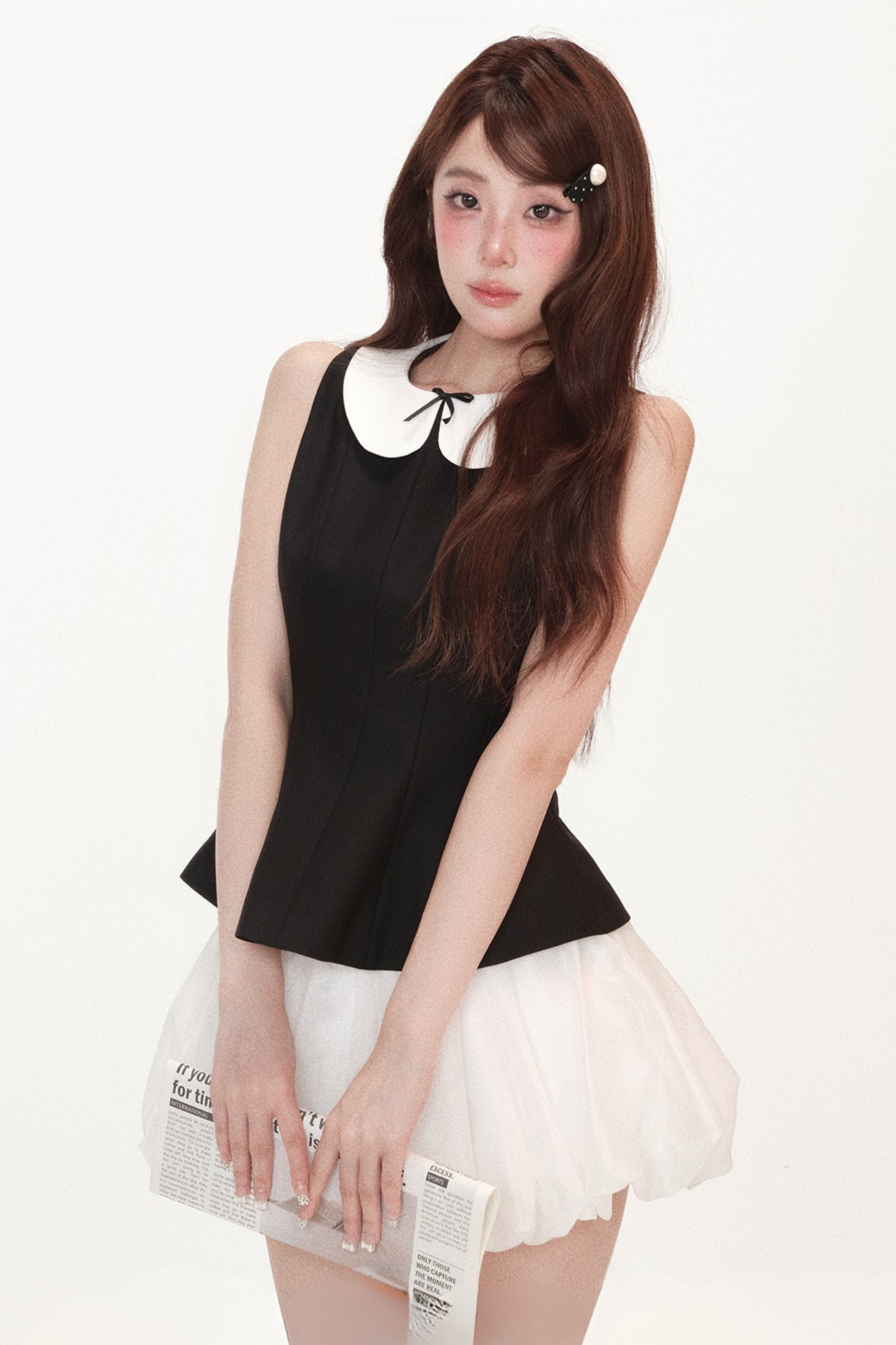 Sweet Old Doll Color Top + Tutu Skirt