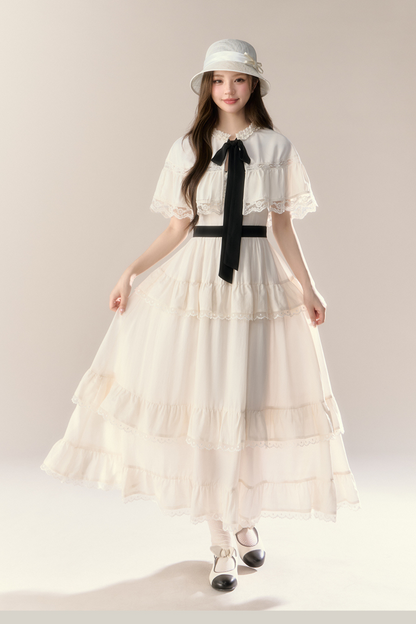 Lillian French Shawl Cake Dress