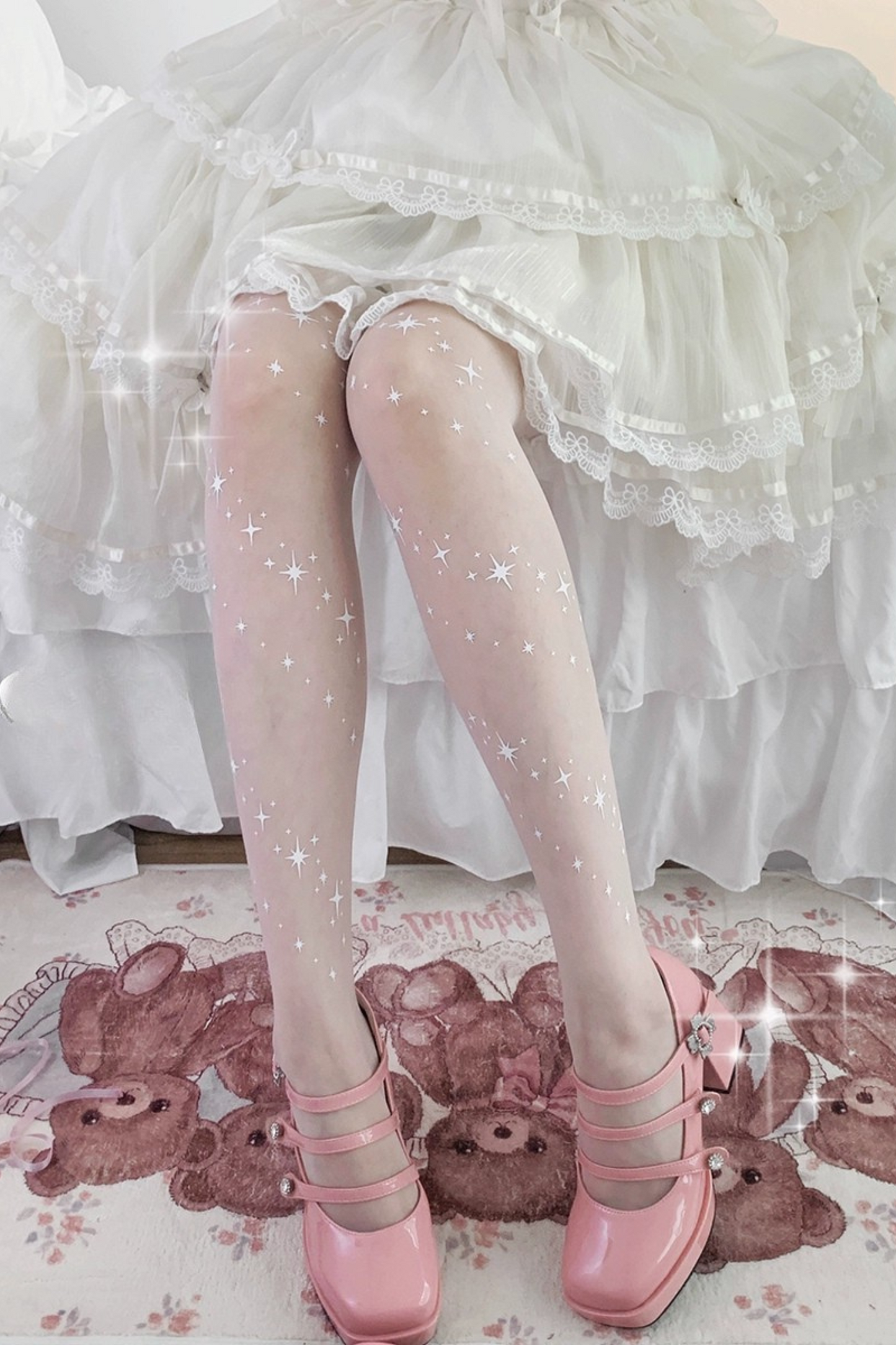 Star Diamond Shear Tights