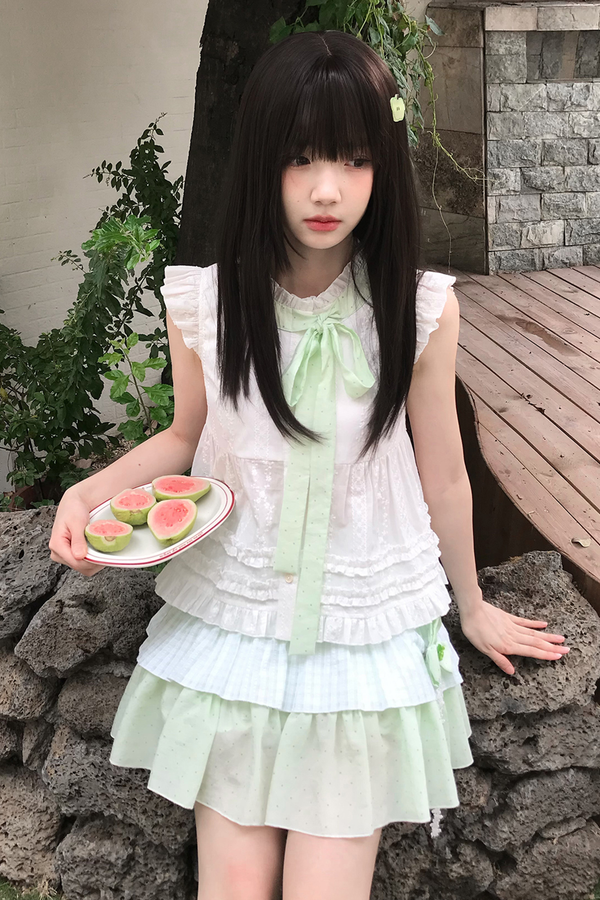 フォーリーフクローバートップス+スカート