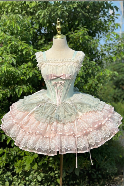 スイートロリータバレエジャンパースカート