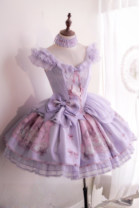 Dreamcore Ballett-Lolita Oberteil + Rock