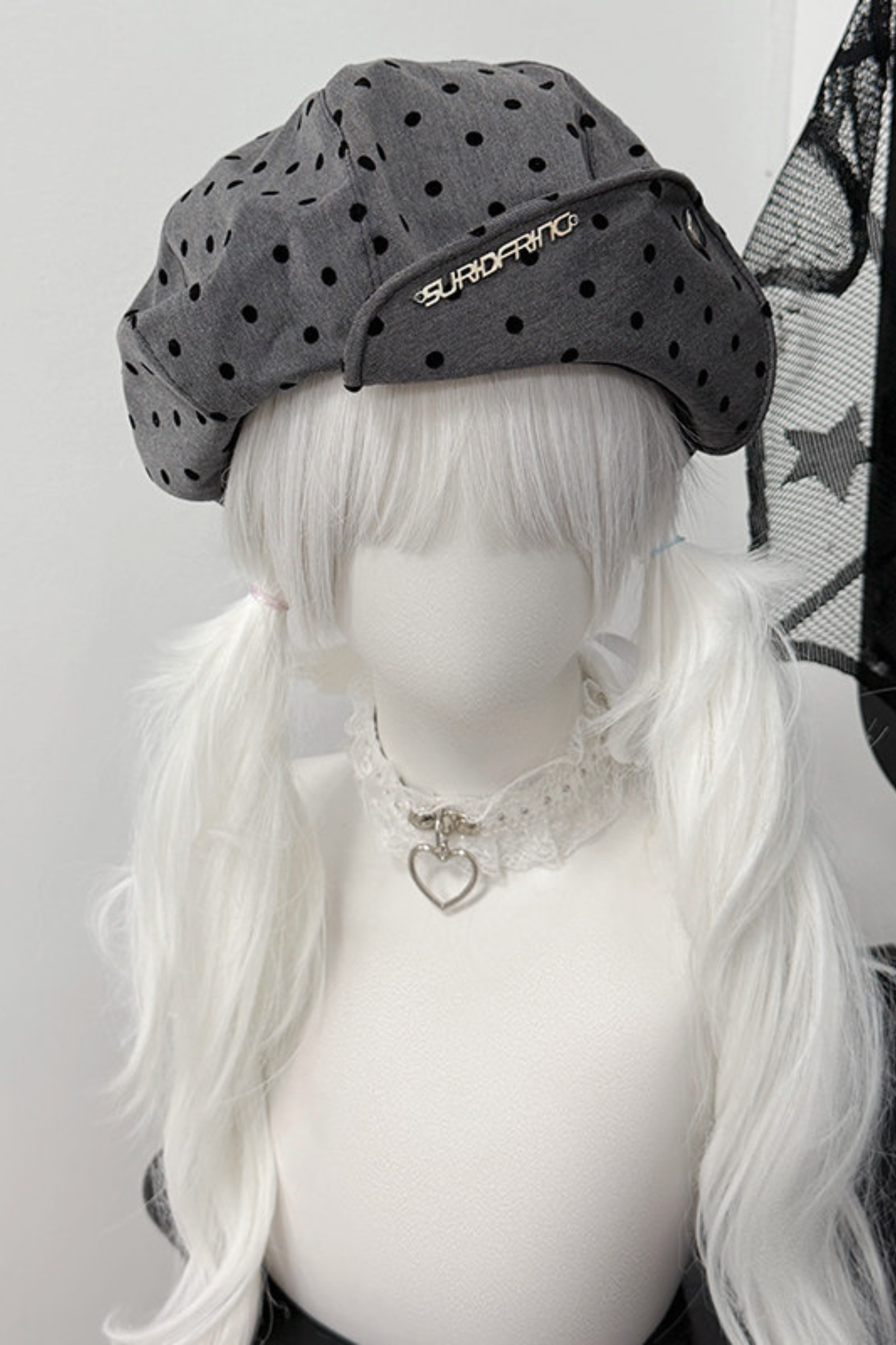 polka dot hat