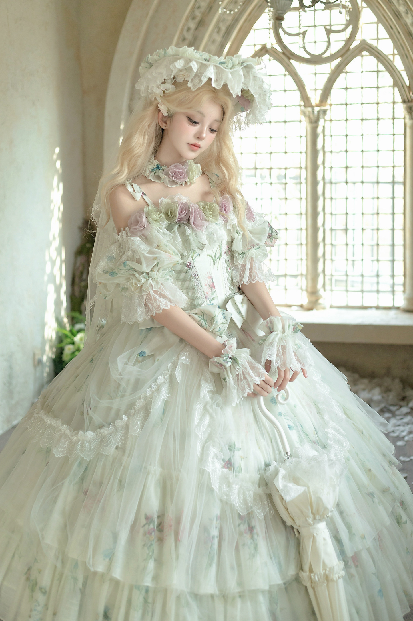 [Pre-order] Flower Fairy Bridal Lolita Dress