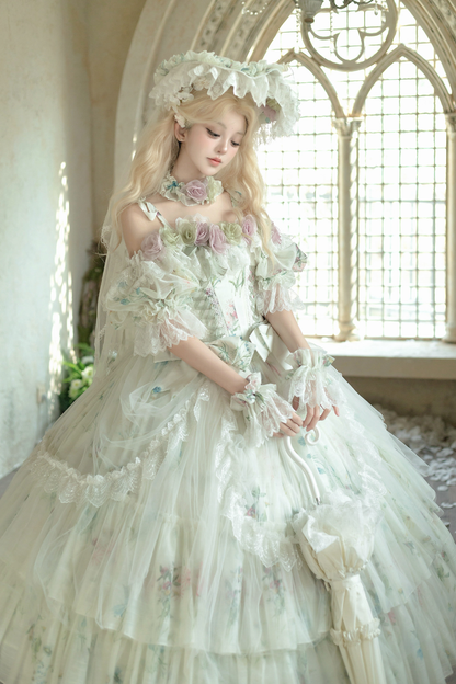 [Pre-order] Flower Fairy Bridal Lolita Dress