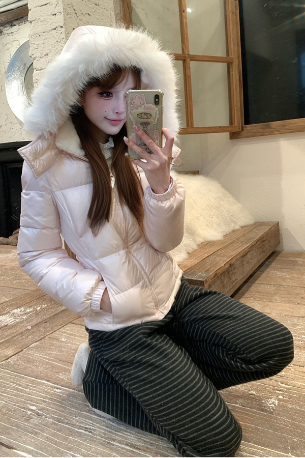 Fur Hood Down Jacket