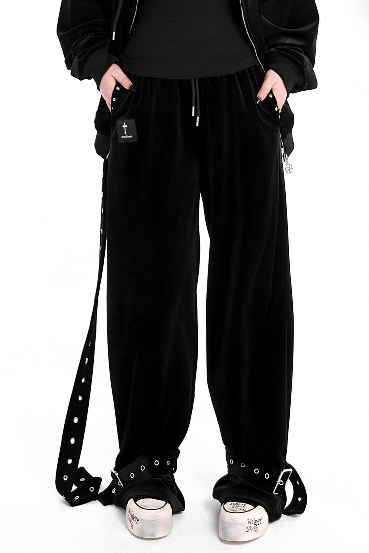 ダークベルベットパンクルーズパンツ