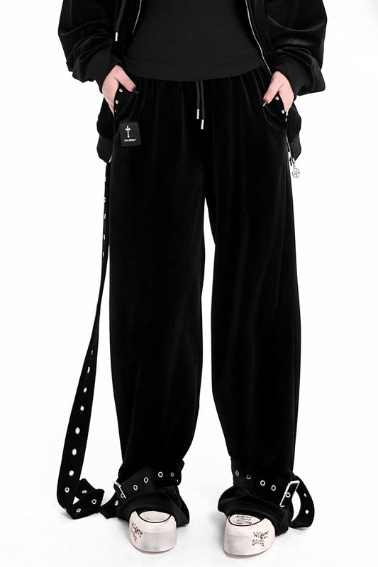 ダークベルベットパンクルーズパンツ