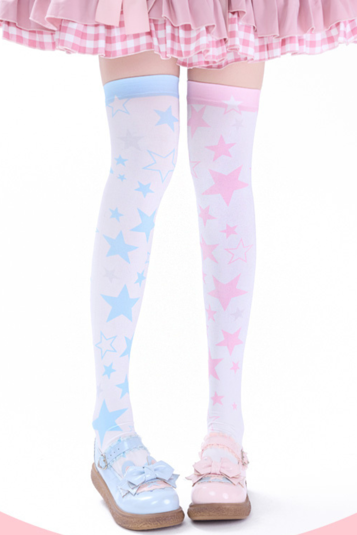 スターアシメニーハイソックス