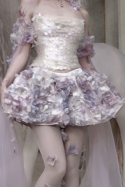 ムーンライトビーストフラワースカート