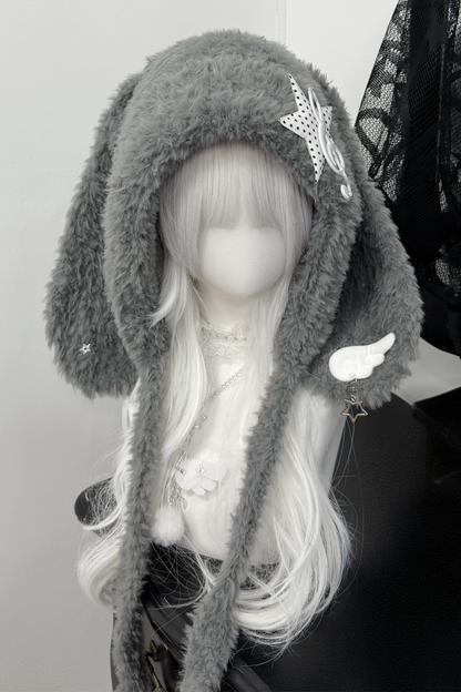 Rabbit Ear Fur Hat