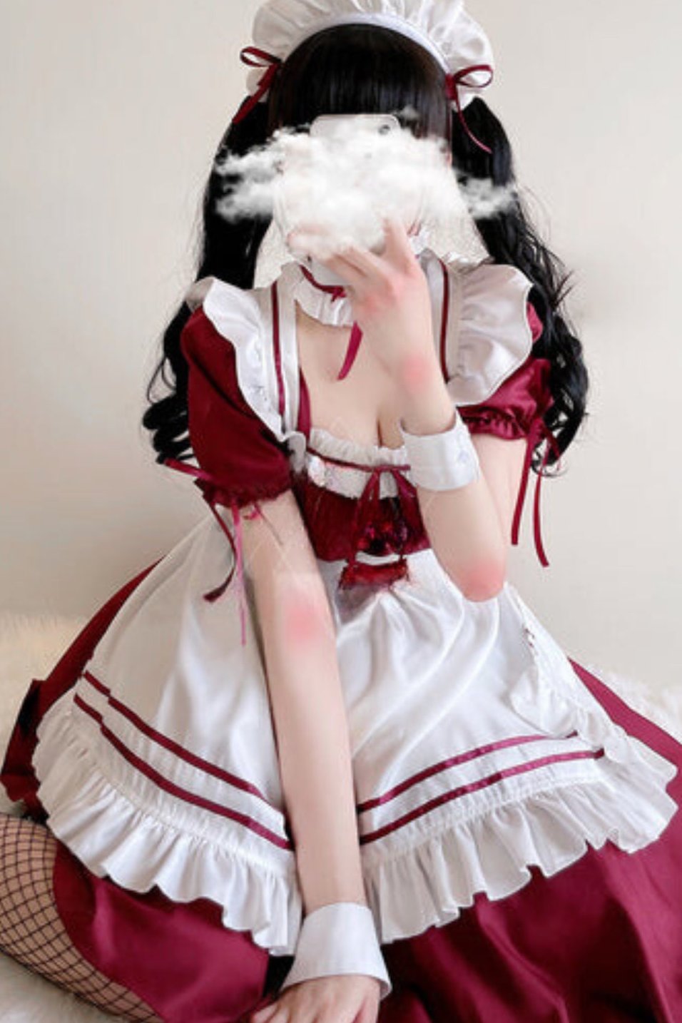 Large Size Loli Maid Cosplay Set