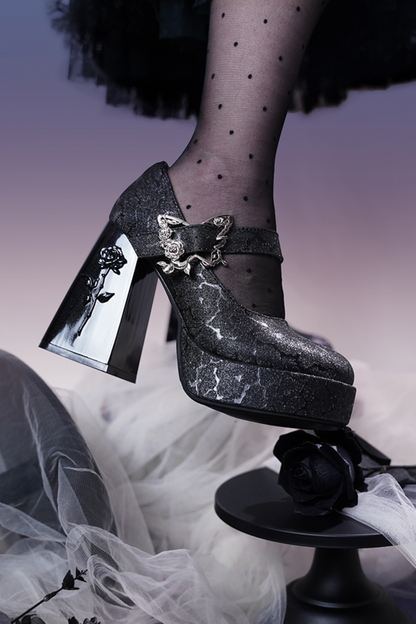 Floating Dreamland Platform Block Heels