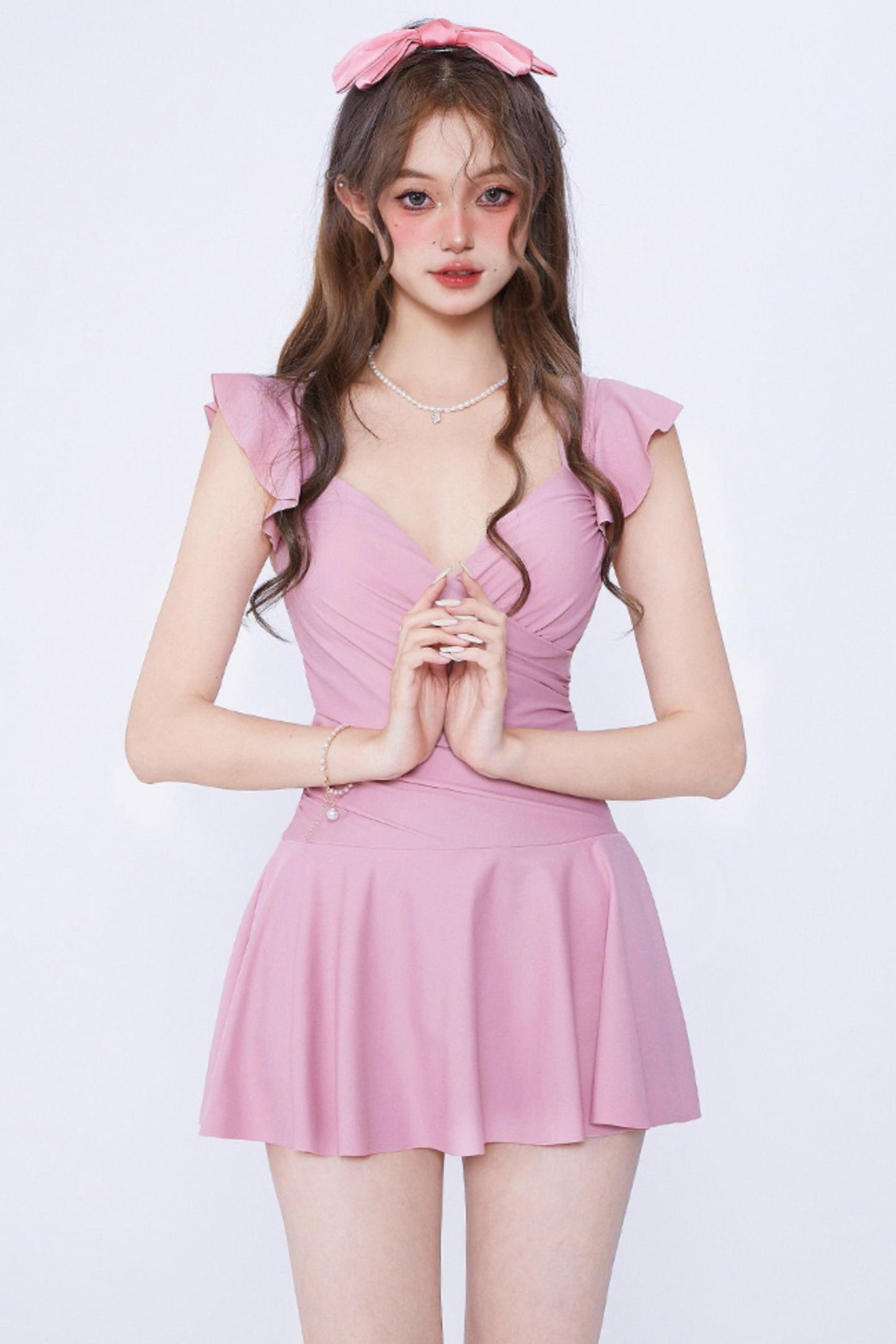 スイートカバーフリルワンピース水着