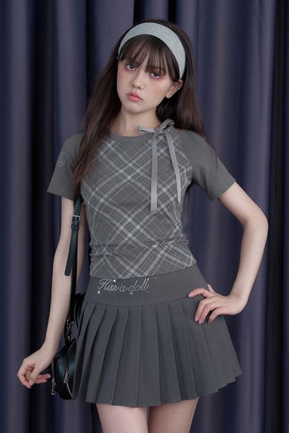 Camiseta peplum retro dulce