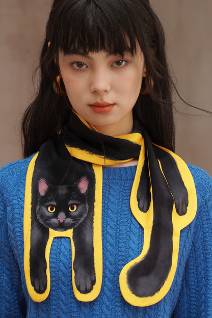 Black Cat Scarf