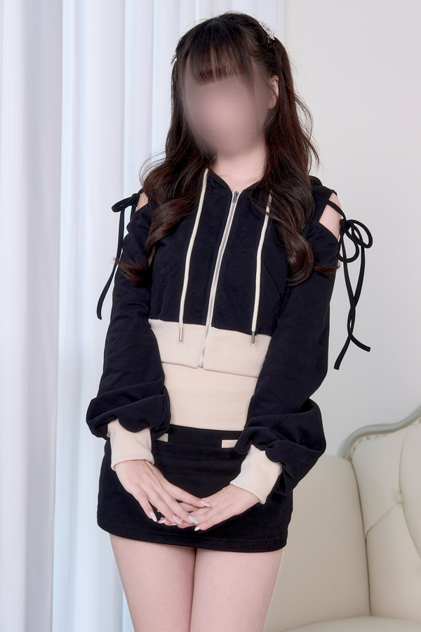 オフショルダーリボンスウェットセット