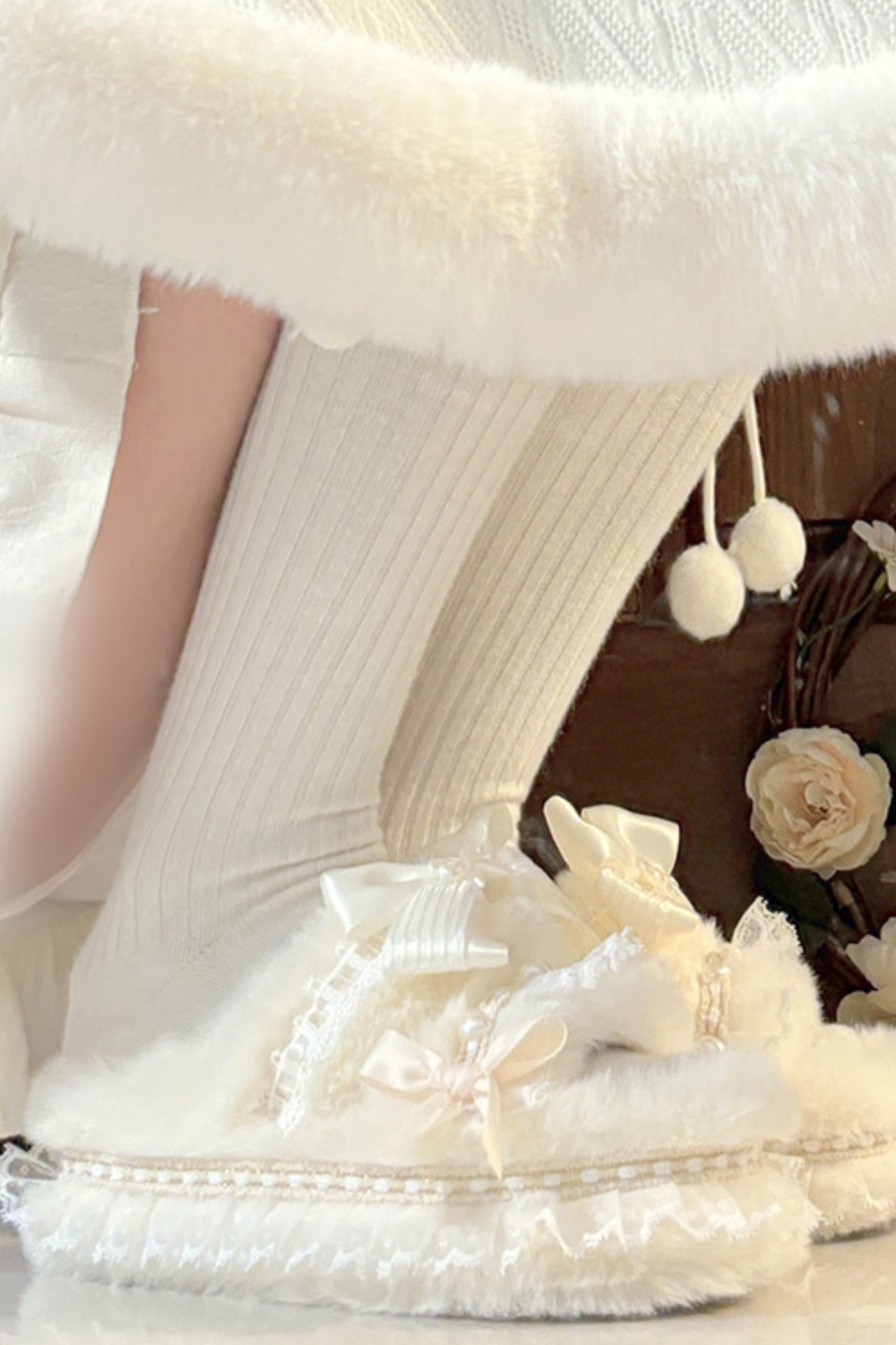 マルチカラープラットフォームスリッパ