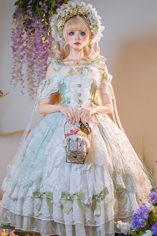 フォレストイリュージョンブライダルロリータドレス