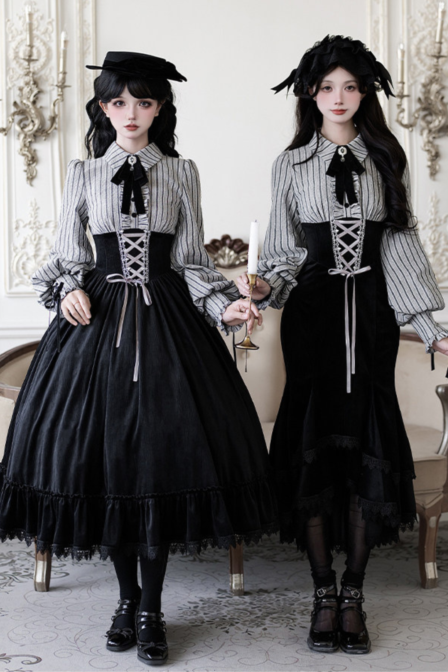 Fishtail Dress + Flare Dress + Hat + Hairband