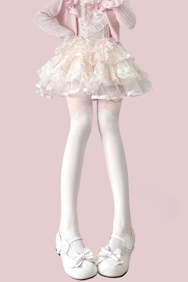 Rose Lolita Tights