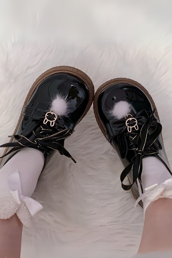 Bunny Fur Lolita Shoes