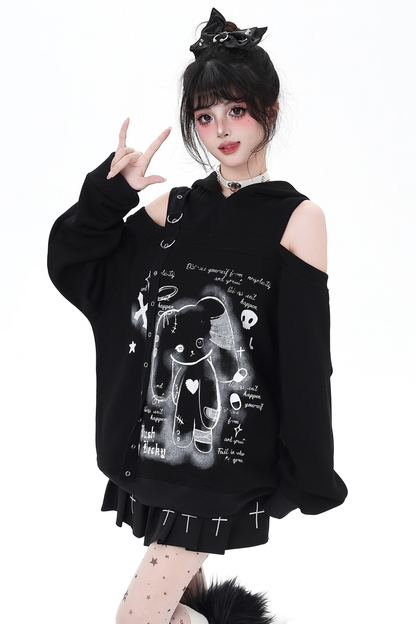 Bunny Off-the-shoulder Over-Tops