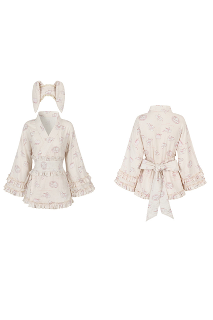 Sweet top + pants + sleep eye mask