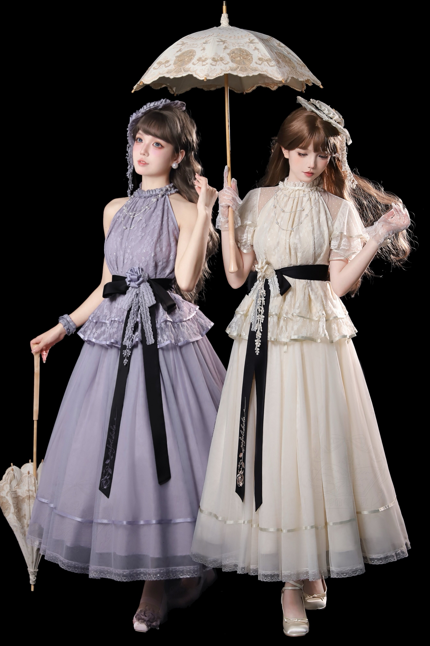 【4月5日予約締切】レトロエレガントインナー+トップス+スカート+アクセサリー