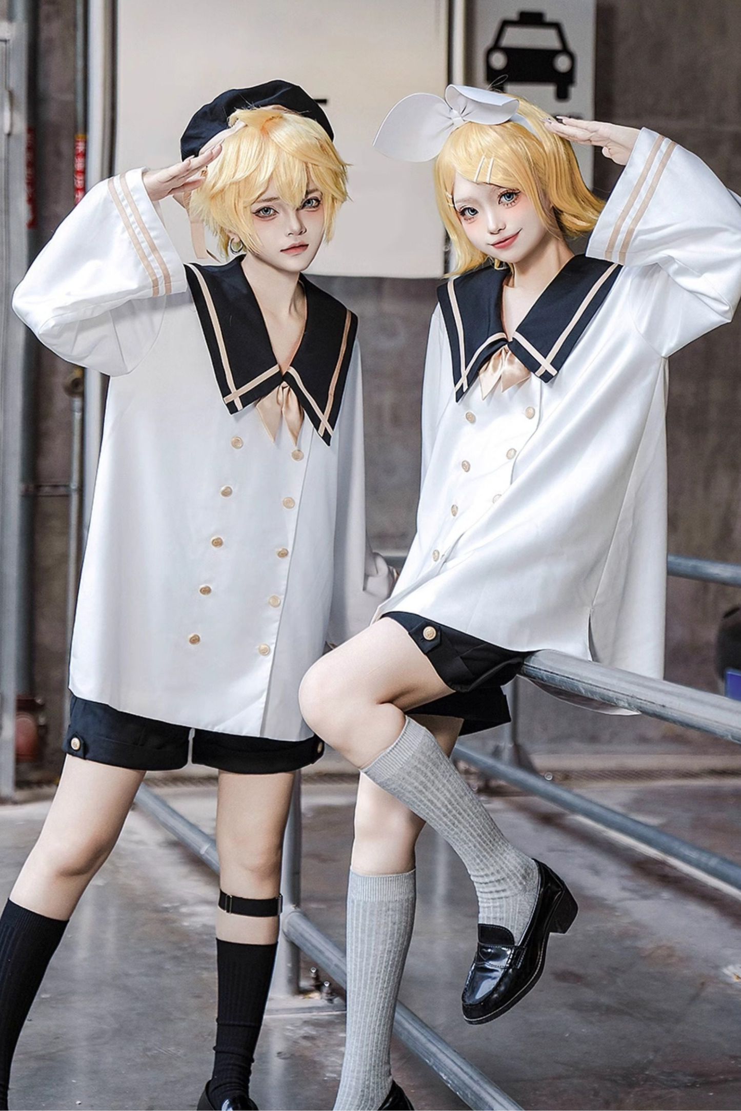 Prince Big Sailor Top + Pants + Beret + Tie + Socks