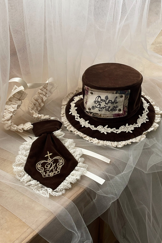 와인 미트 마켓 중절모 + 넥타이