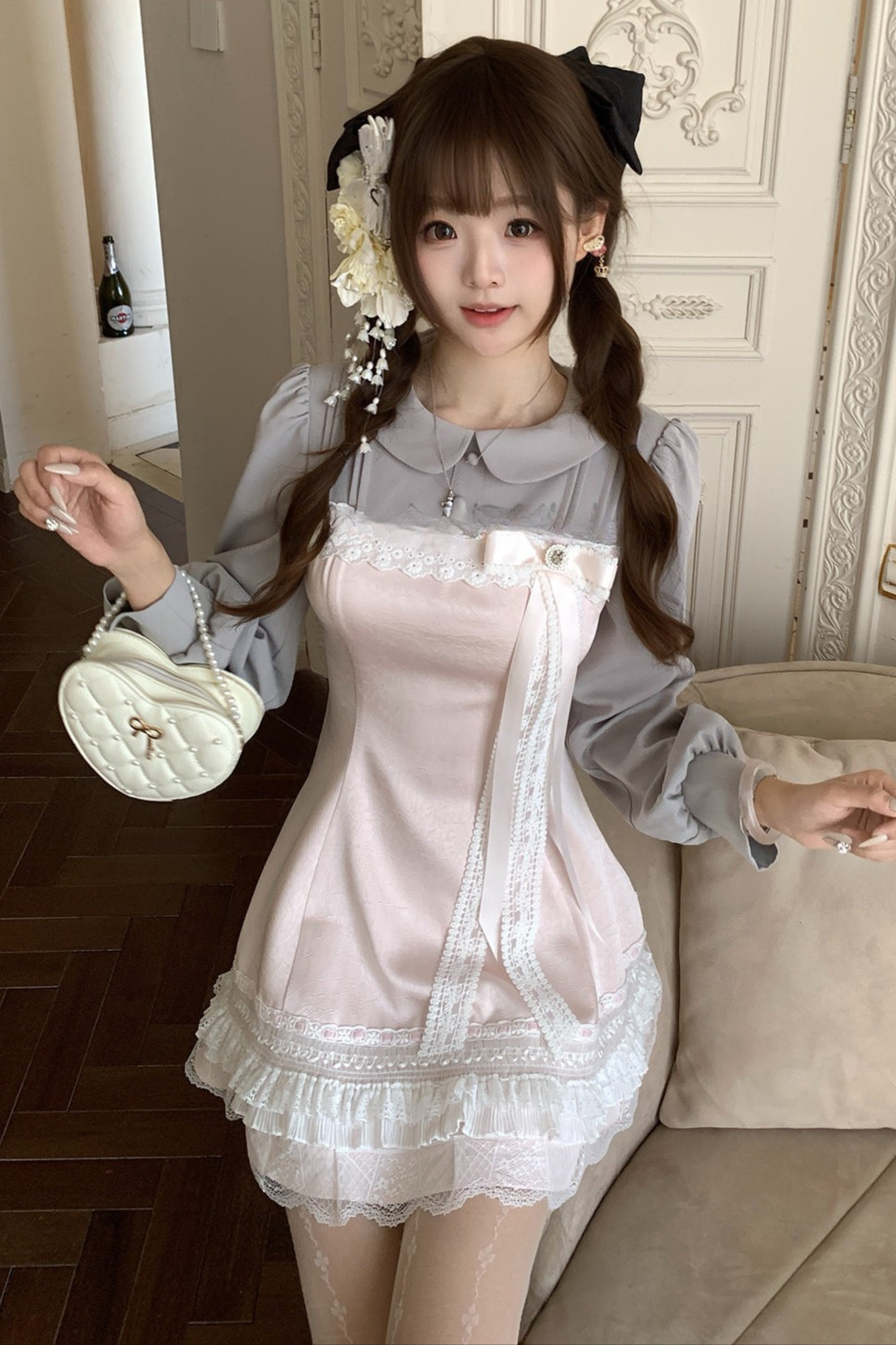 Sweet Lace Docking Dress