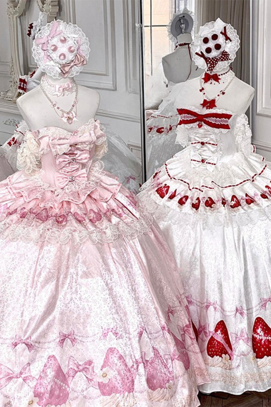 リボンラブストロベリープリンセスドレス+スカート