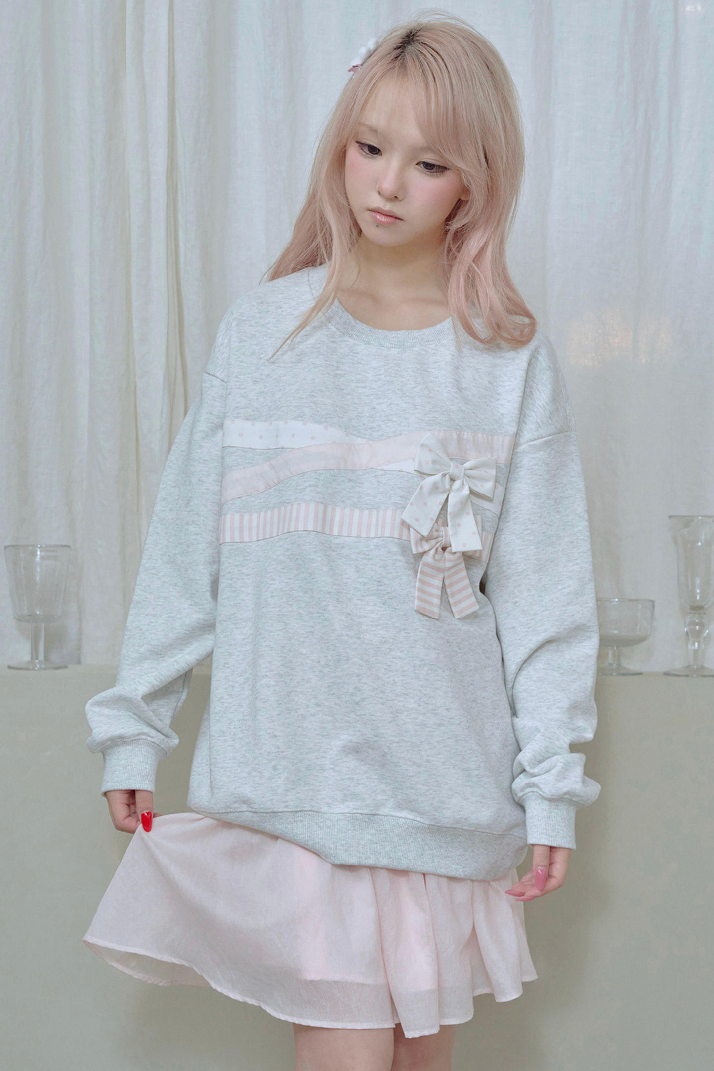 リボンプルオーバースウェット