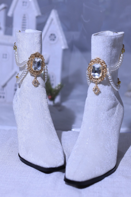 ジェムストーンボーロリータブーツ