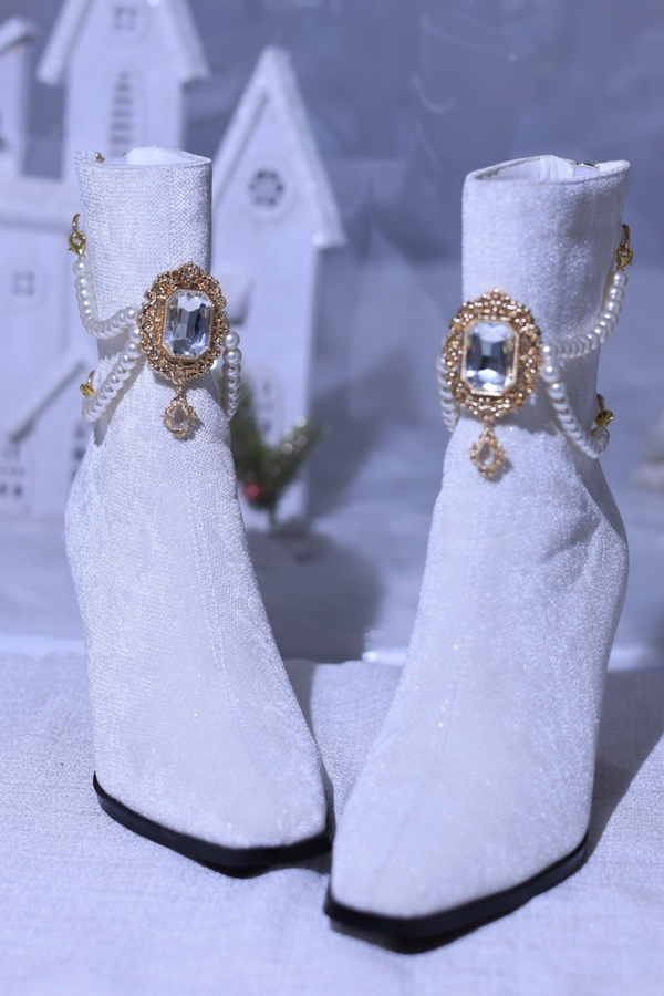 ジェムストーンボーロリータブーツ