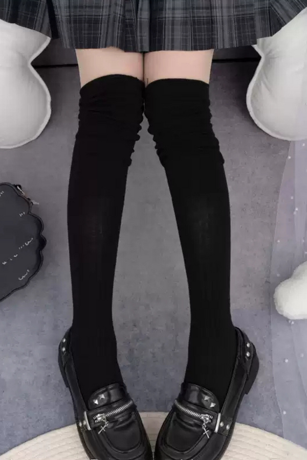 Calcetines altos de pile